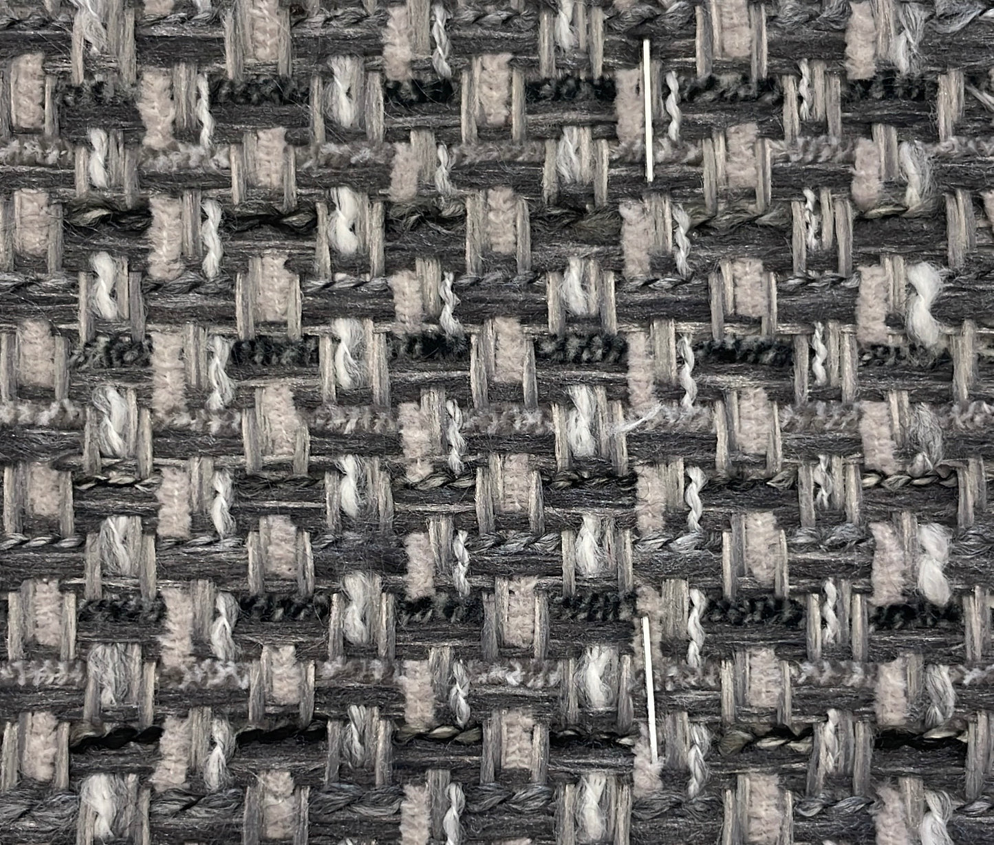 Fabric design col. grey (single width)