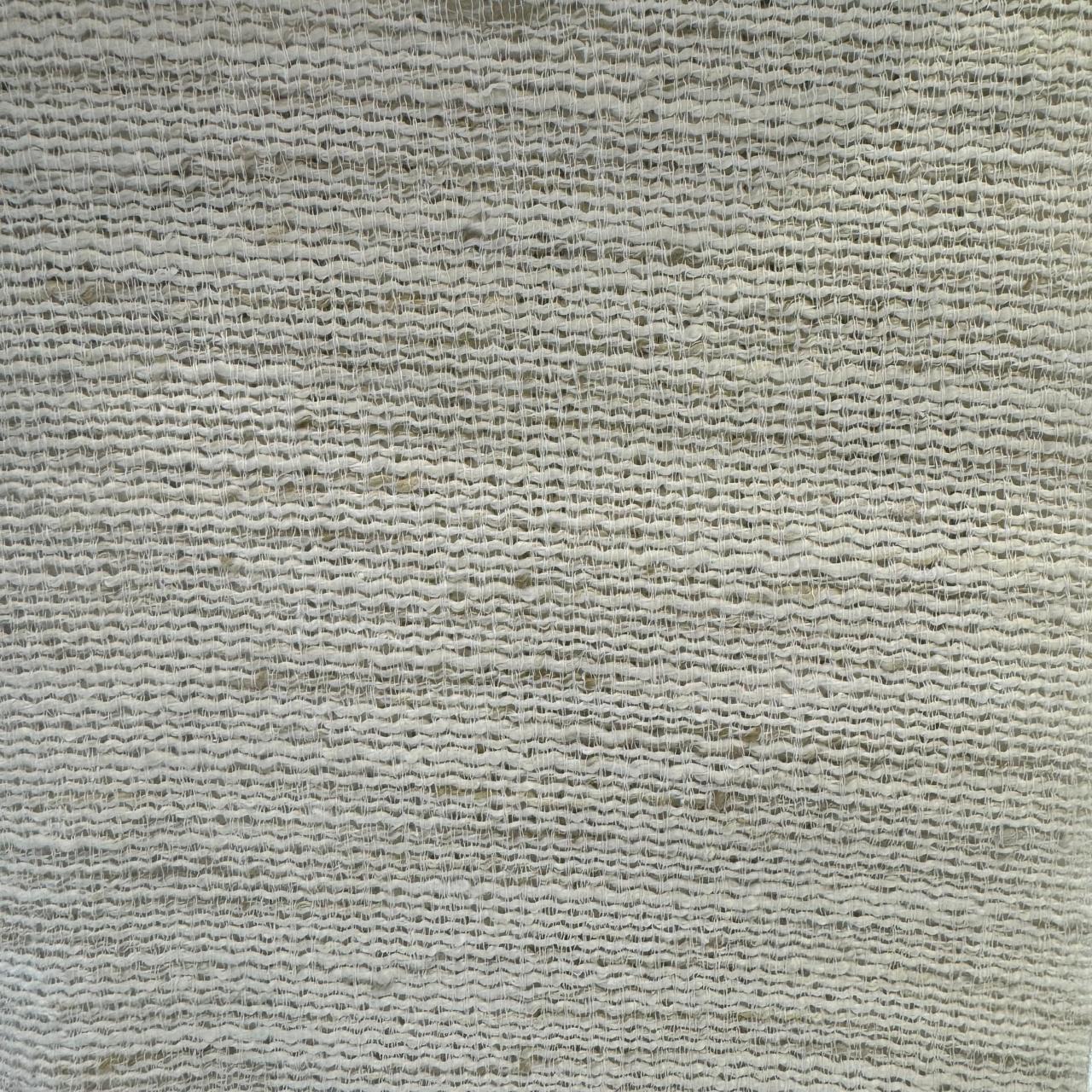 Sheer textured plain col.beige (double width)