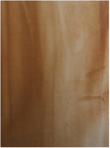 Velvet plain col.orange ( single width)