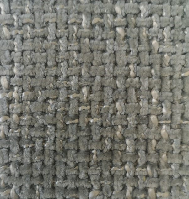 Fabric boucle col.blue ( single width)