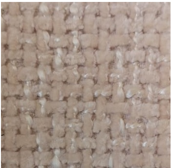 Fabric boucle col.pink ( single width)