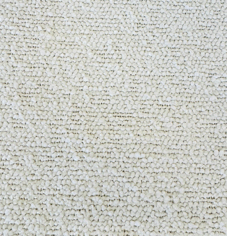 Boucle fabric col.white ( single width)