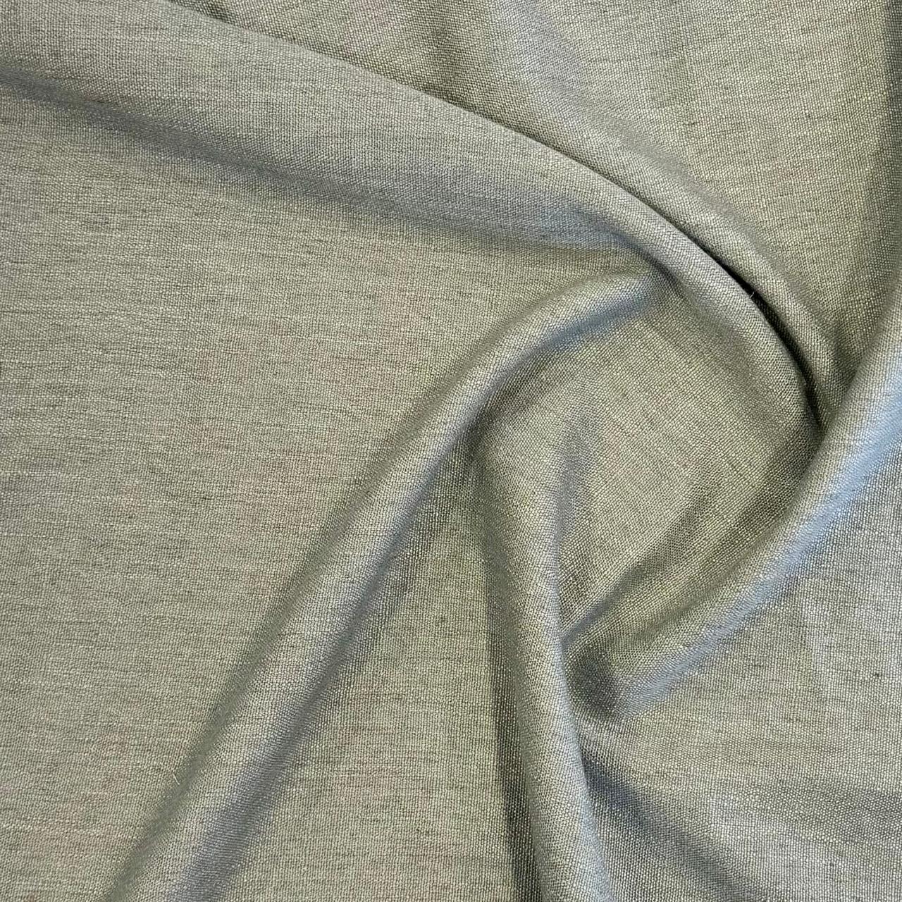 Curtain plain col. blue/green (double width)