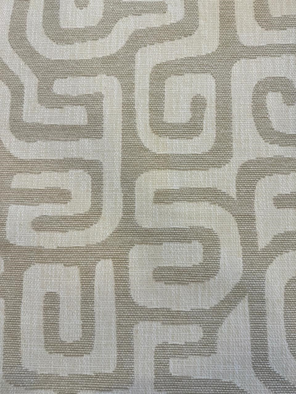 Fabric design col.beige (single width)