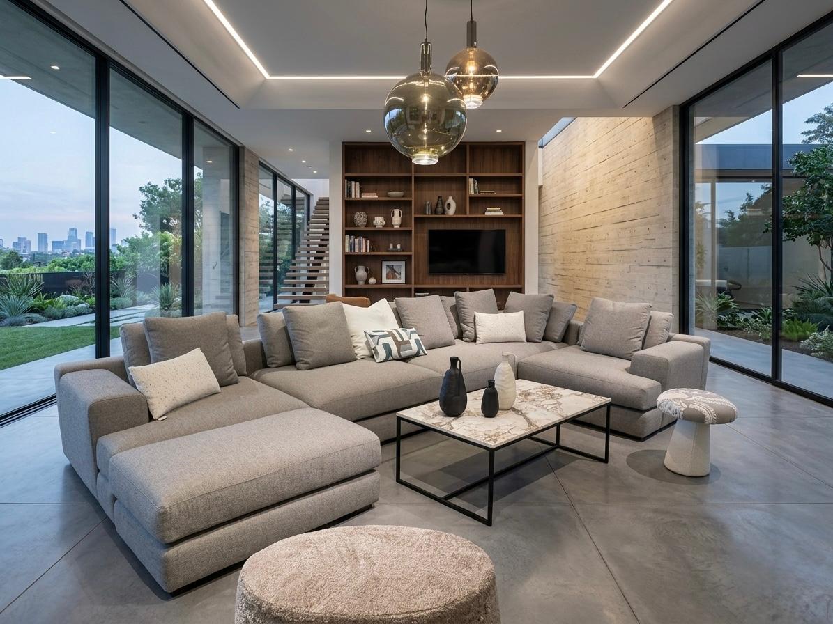 (W) L-SHAPE SOFA (MAU198 35M)