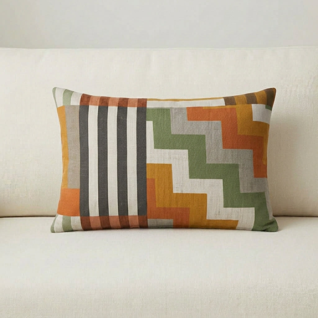 CUSHION 55X40 FABRIC: TIL322-0.50M