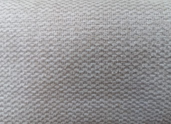 Fabric plain col. greige (single width)