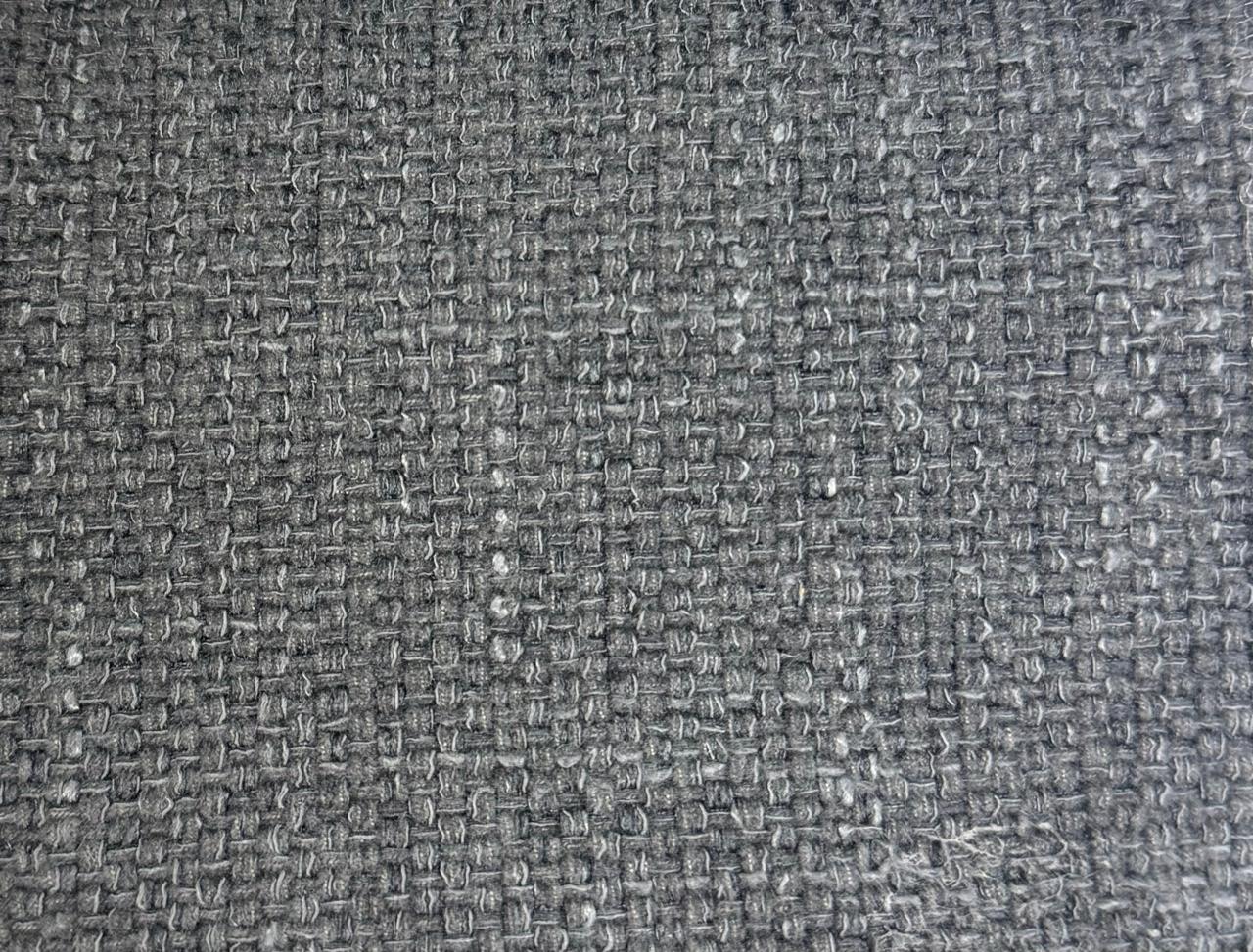 Fabric plain col. dark grey (single width)