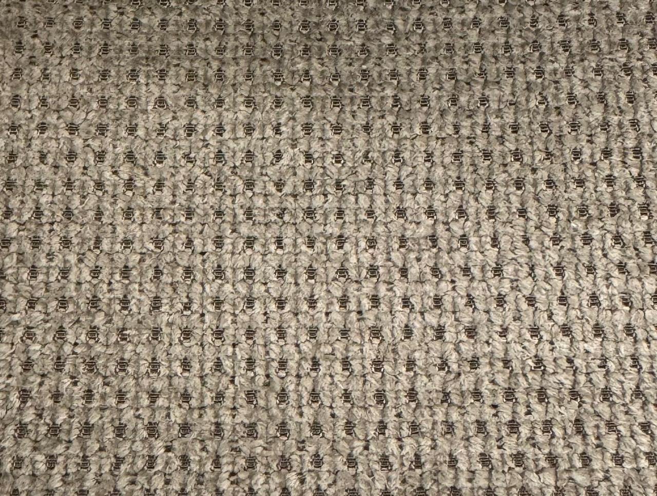 Fabric plain col. brown (single width)