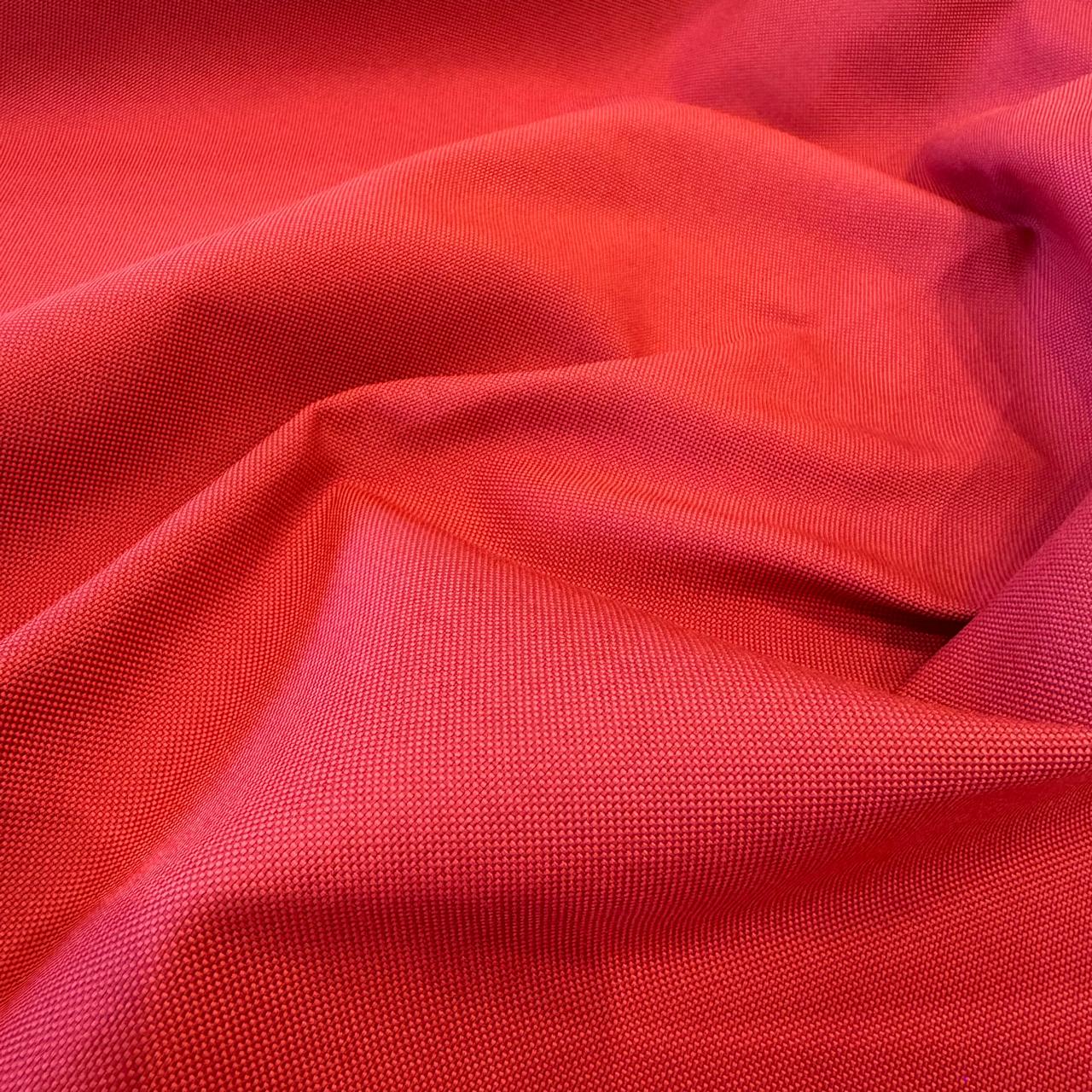 Outdoor fabric plain col.red (single width)