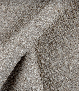 Fabric boucle col.grey (single width)