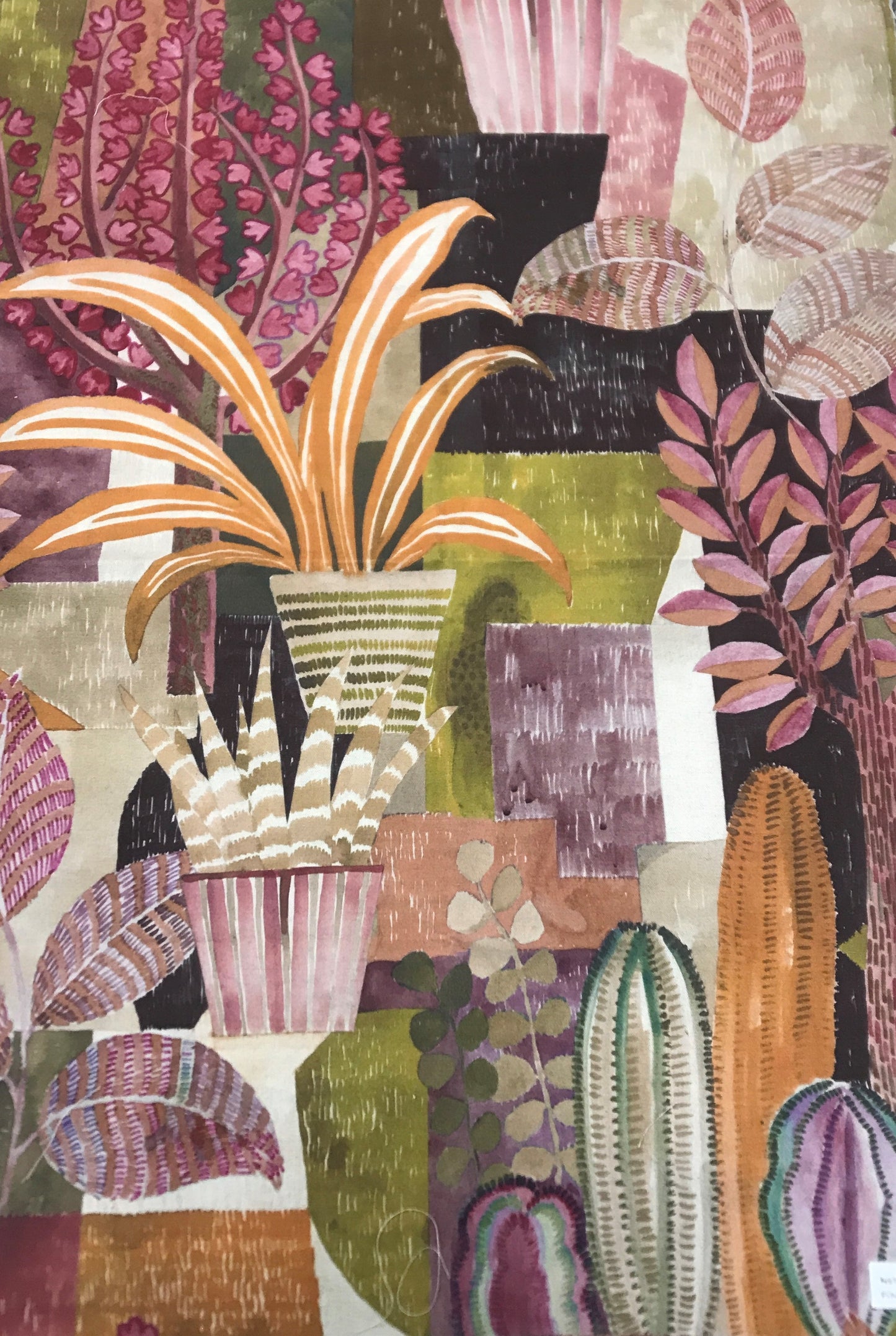 Fabric design col.multicolor (single width)