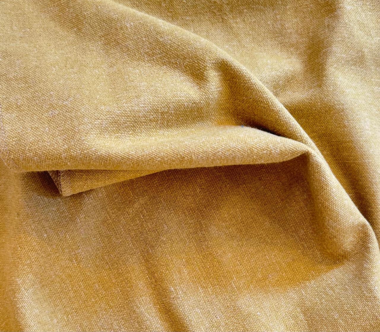 Fabric plain col. yellow (single width)