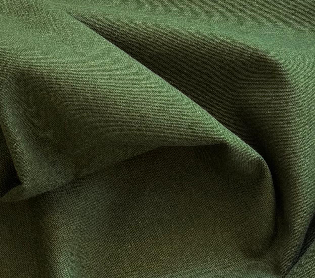 Fabric plain col. green (single width)