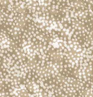 Fabric dots design col. beige/white (single width)