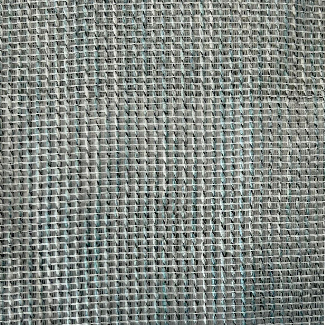 Sheer curtain stripes col. grey (double width)