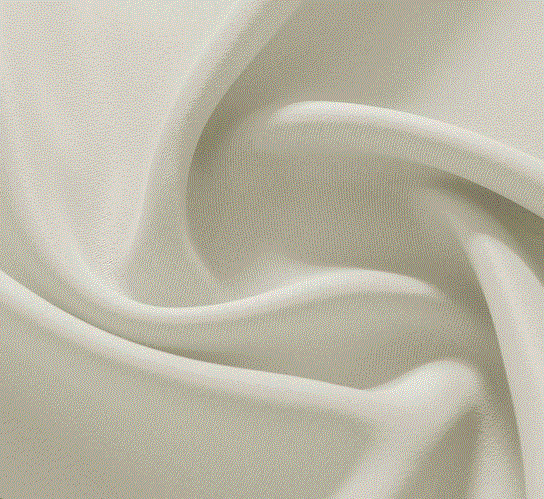 Curtain linen plain col. natural ivory ( single width)