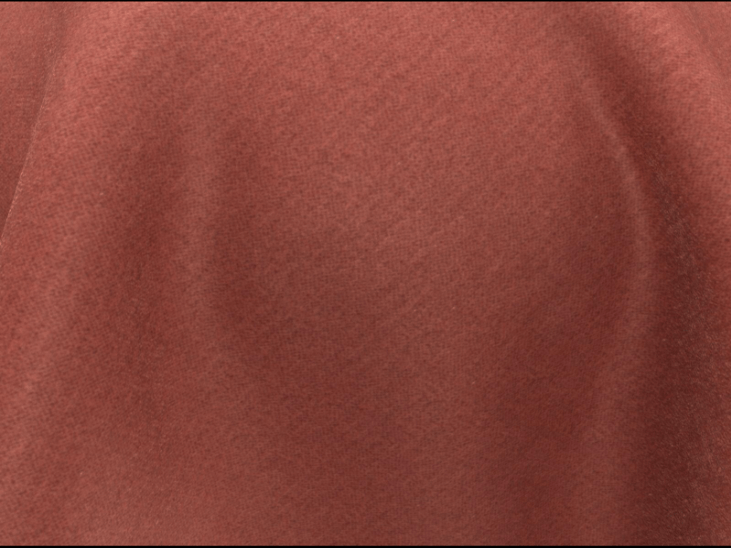 (FR) Plain Velvet col.red (Fibreguard) (single width)