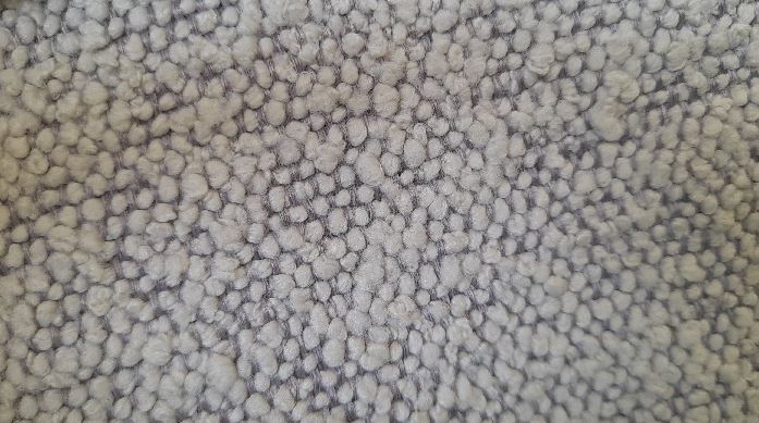 Bubbled fabric col. light grey (single width)