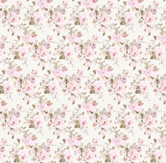 Fabric design col. pink ( double width)