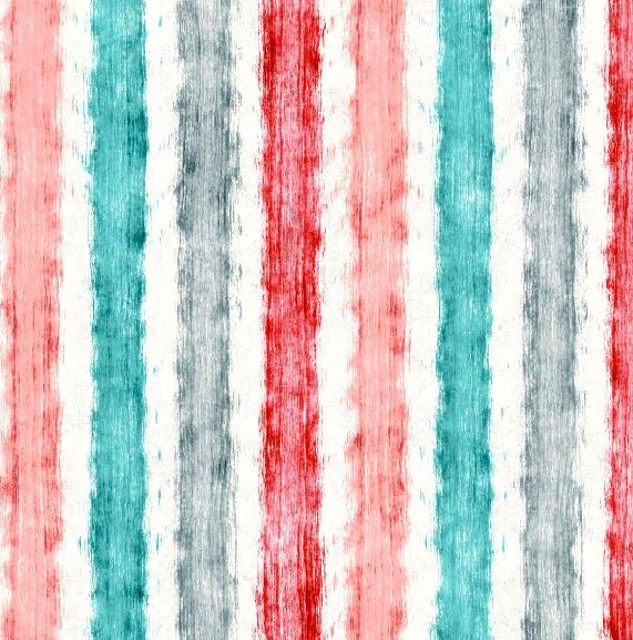 Fabric design col. multicolor ( single width)