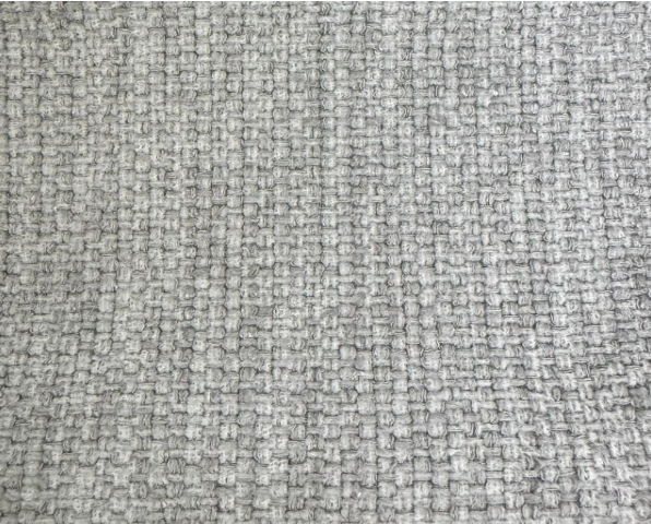 Fabric plain col. light grey (single width)