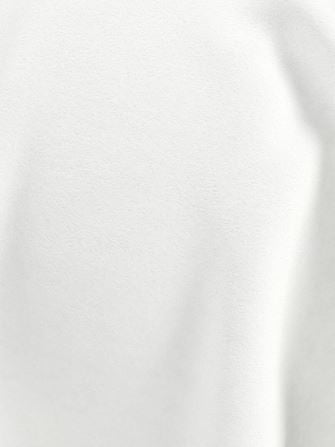 (FR)Plain velvet col.white (single width)