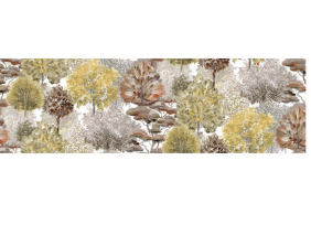 Fabric forest design col. multicolor (single width)