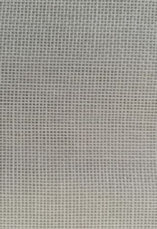 Sheer plain col. white ( double width)