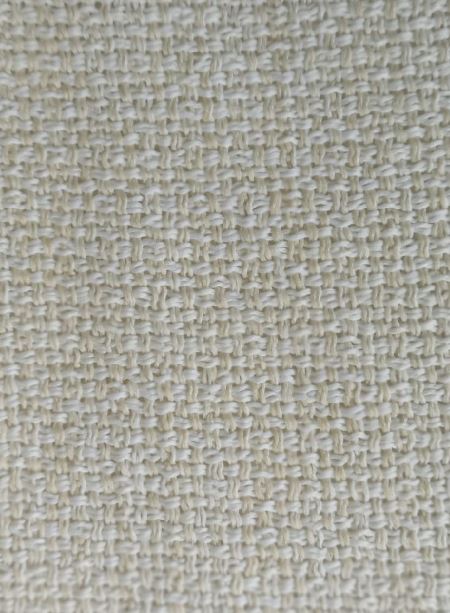 Fabric plain col. white ( double width)
