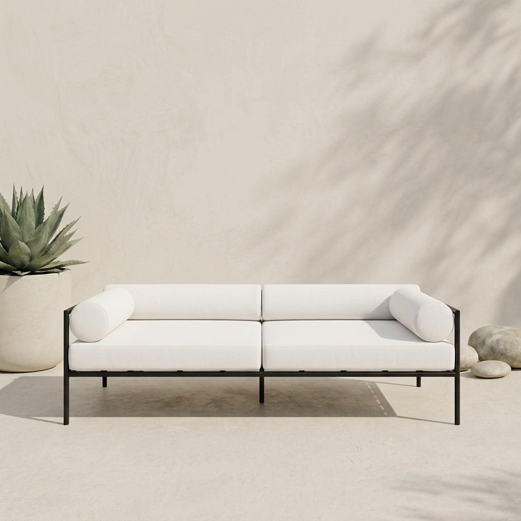 TWO SEATED OUTDOOR LOUNGE 200X80CM (HOM025 8M)