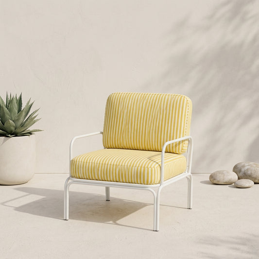 OUTDOOR ONE SEAT/WHITE (FABRIC NEEDED 2 M) KARIM CHAAYA