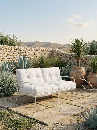 OUTDOOR TWO SEATS( FABRIC NEEDED 4M)
