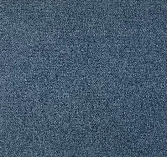 Plain velvet col. blue (single width)