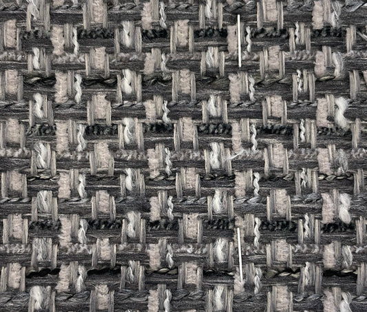 Fabric design col. grey (single width)