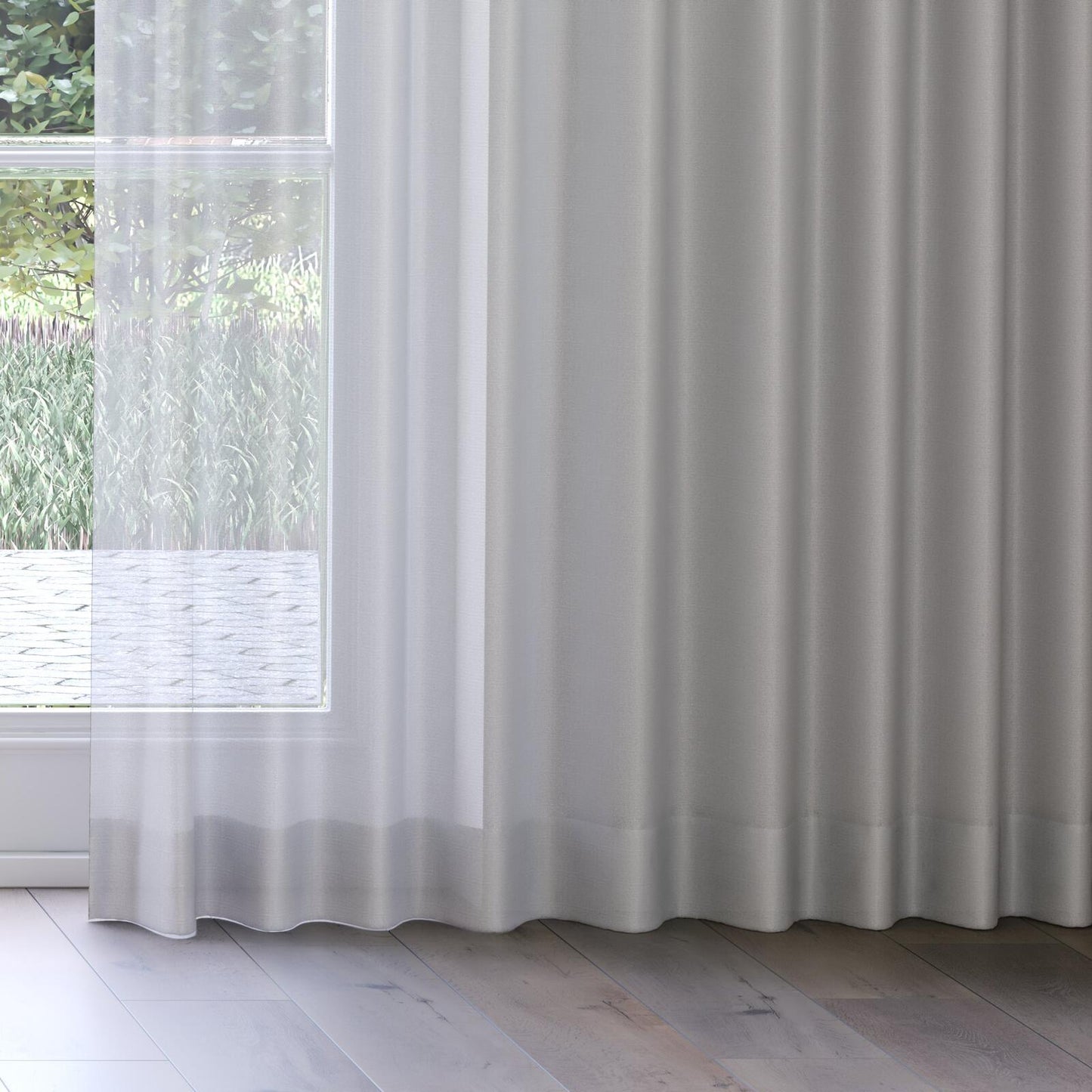 Sheer Col. grey (double width)