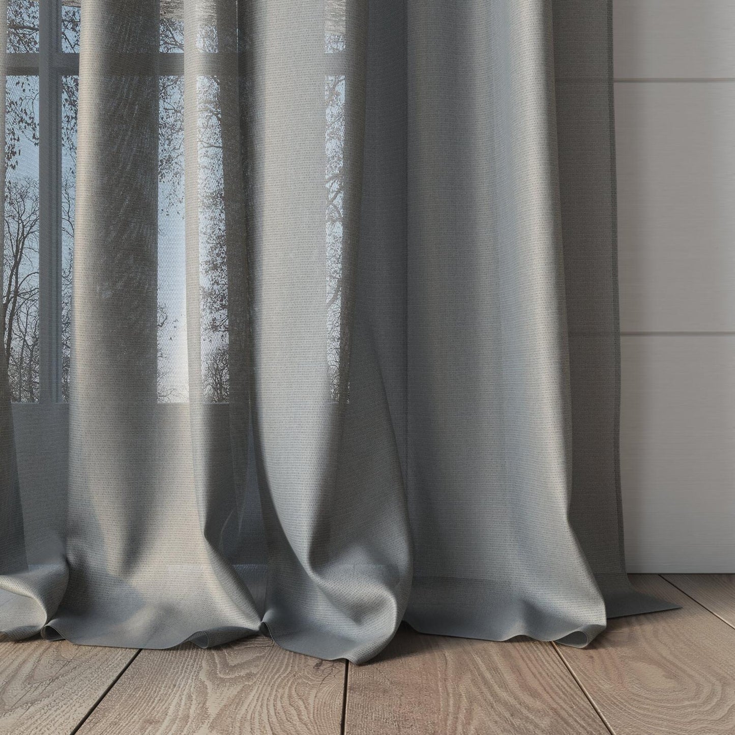 Sheer Col. grey (double width)
