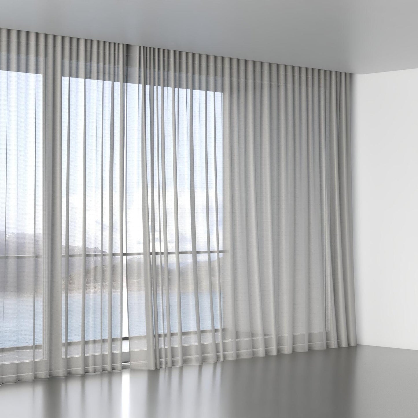 Sheer Col. grey (double width)