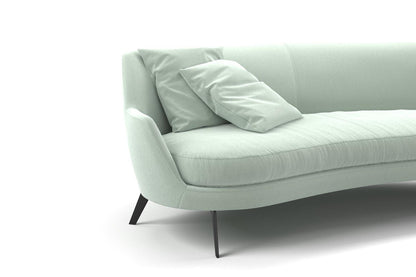 (FR) Plain Velvet col.light green (Fibreguard) (single width)