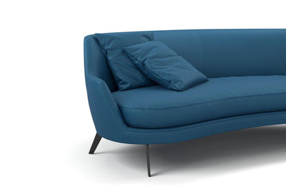 (FR) Plain Velvet col.dark Blue (Fibreguard) (single width)