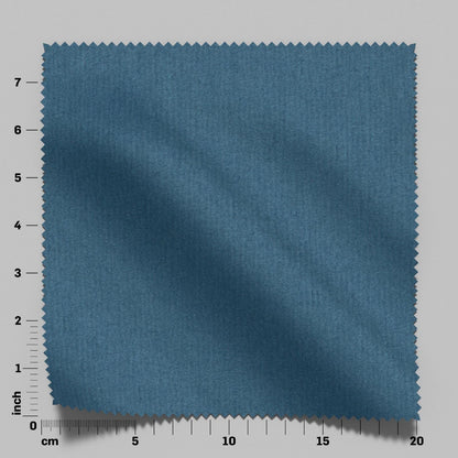 (FR) Plain Velvet col.dark Blue (Fibreguard) (single width)