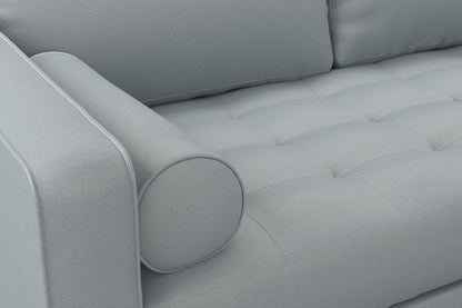 (FR) Plain Velvet col.silver (Fibreguard) (single width)