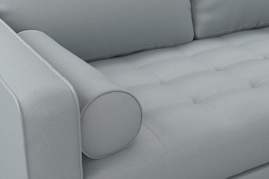 (FR) Plain Velvet col.silver (Fibreguard) (single width)