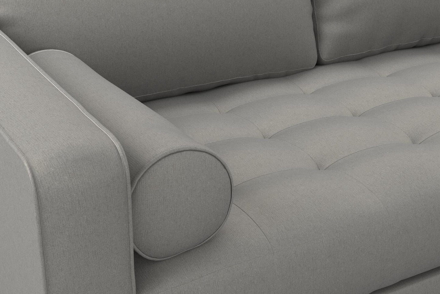 (FR) Plain Velvet col.dark grey (Fibreguard) (single width)