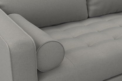 (FR) Plain Velvet col.dark grey (Fibreguard) (single width)