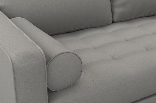 (FR) Plain Velvet col.dark grey (Fibreguard) (single width)