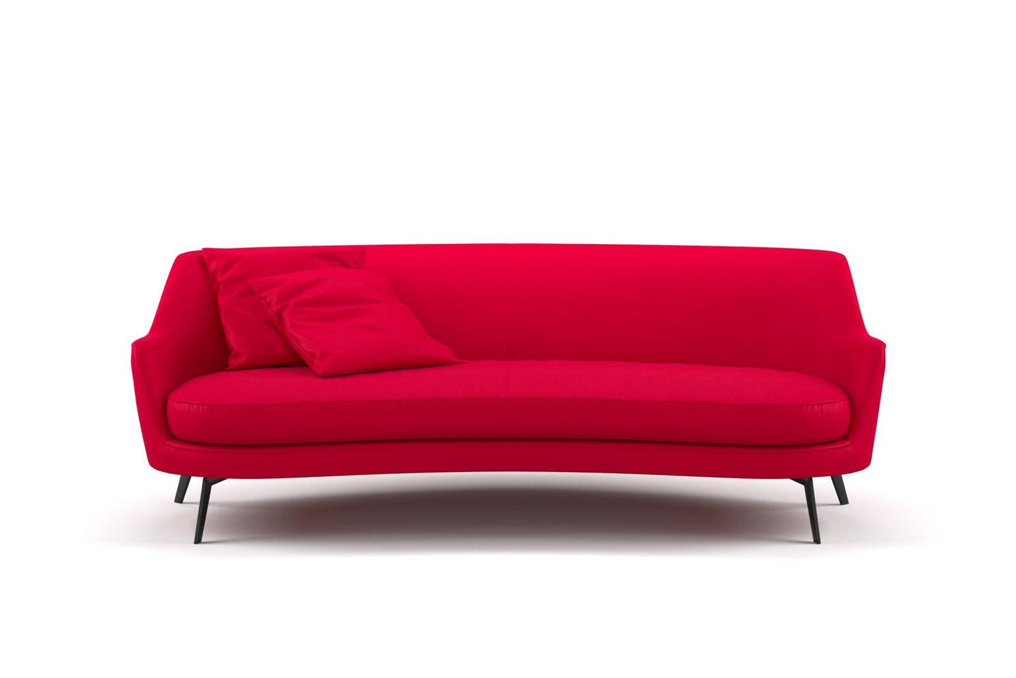 (FR) Plain Velvet col.red (Fibreguard) (single width)