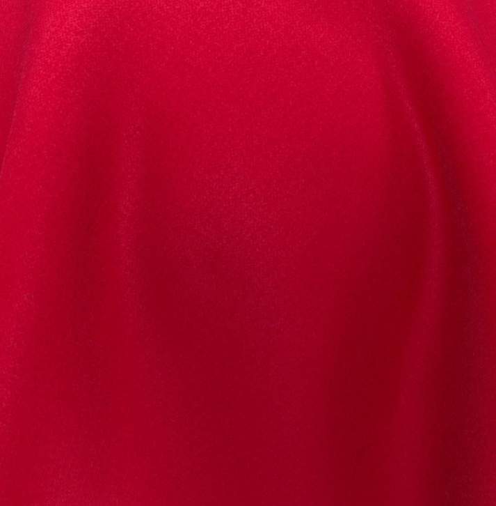 (FR) Plain Velvet col.red (Fibreguard) (single width)