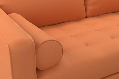 (FR) Plain Velvet col.orange (Fibreguard) (single width)