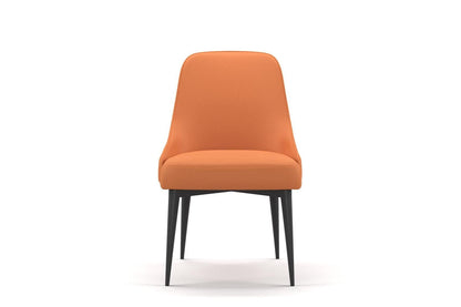 (FR) Plain Velvet col.orange (Fibreguard) (single width)